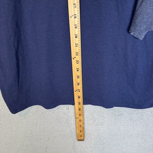 Washington‎ Nationals Shirt Men’s M Blue Nike MLB Authentic 3/4 Sleeve Baseball - Picture 6 of 8